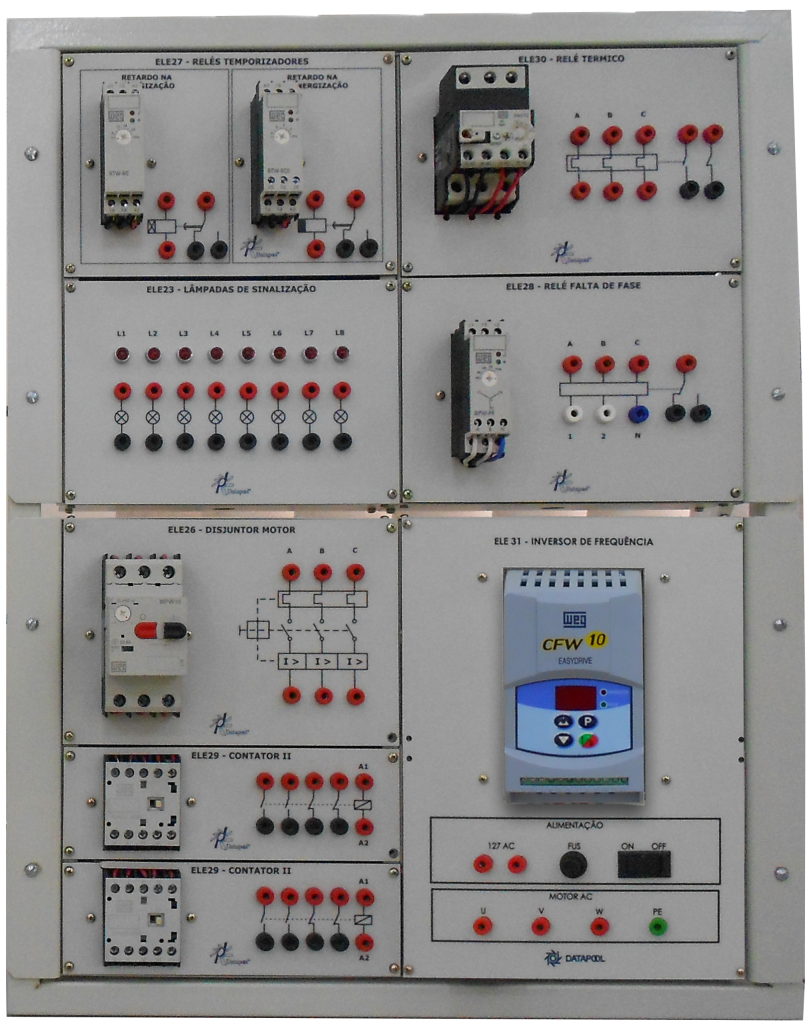 Painel de Instalação Elétrica Industrial com MIT